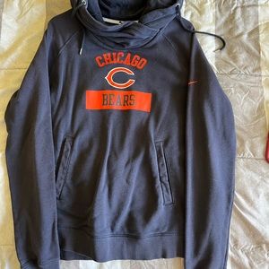 Nike Chicago Bears Hoodie with oversized neck